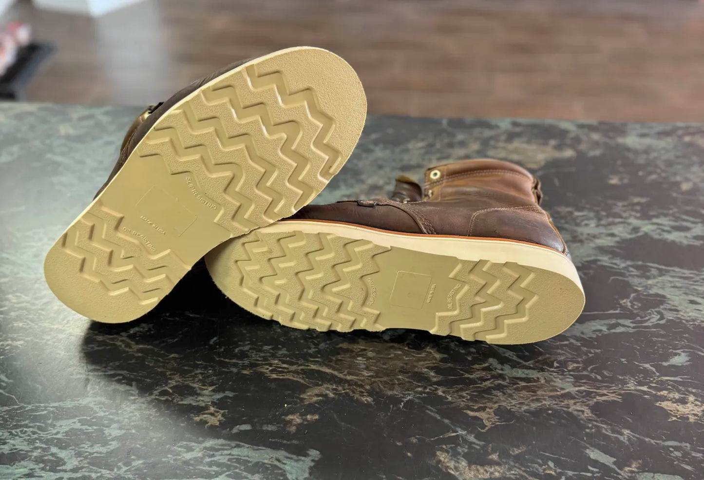 Work Boots Wedge Sole