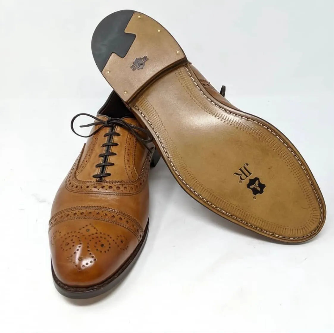 JR Leather Full Soles with Combination Heels